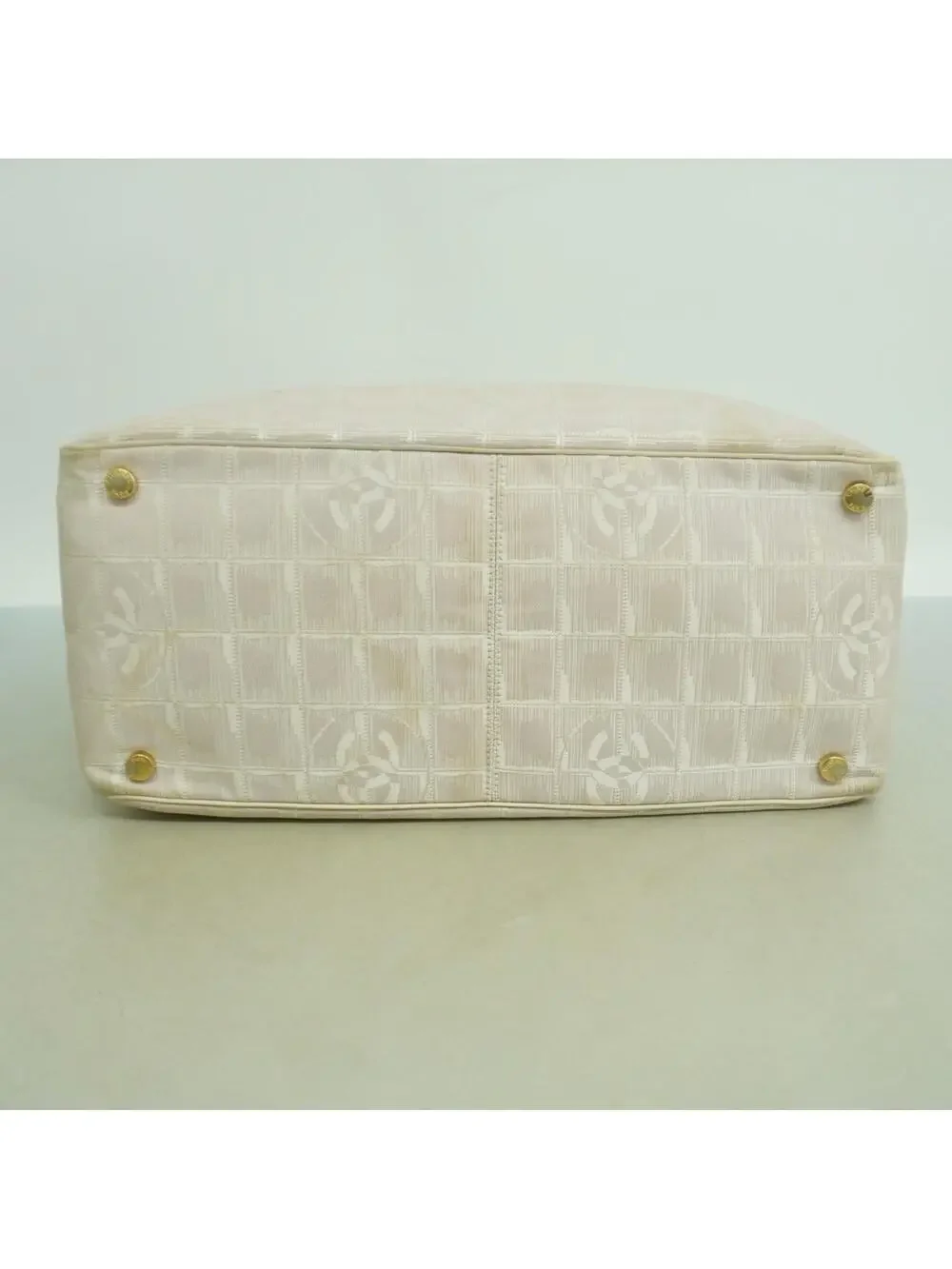 Chanel Front Zip Travel Line Tote Nylon #286342C43B
